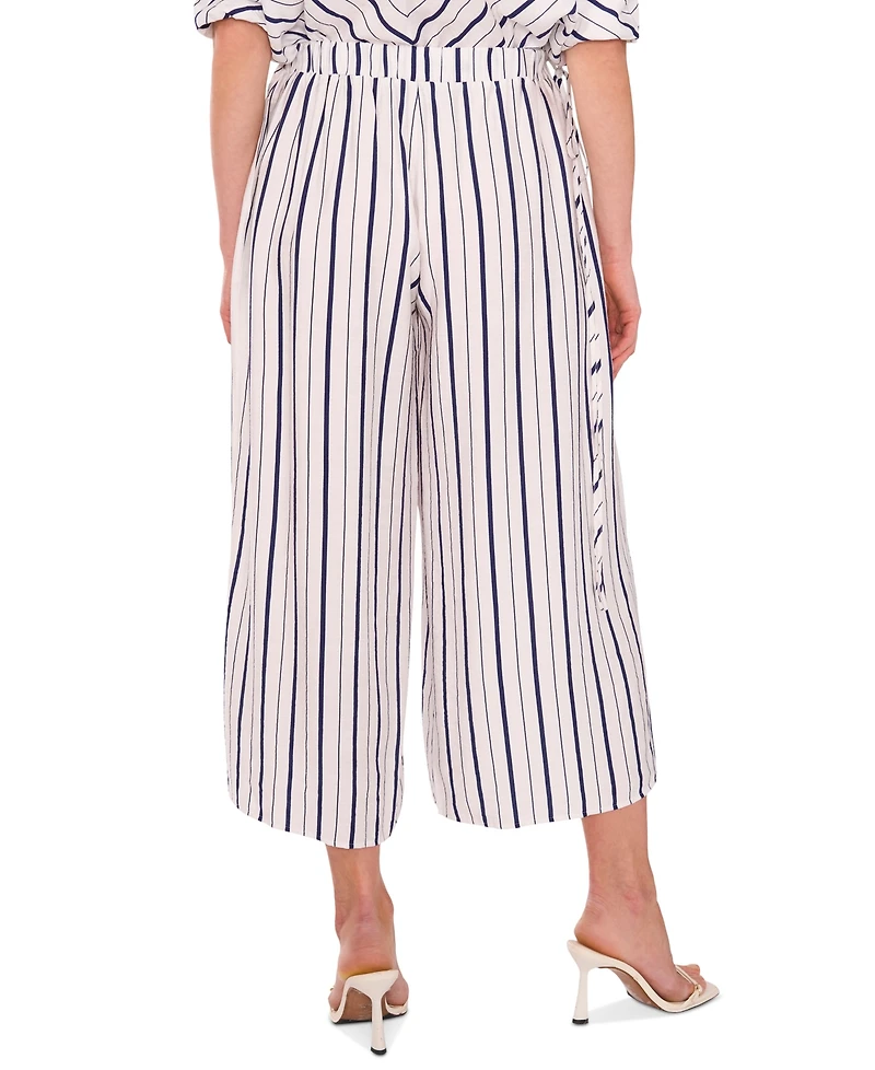 Sam & Jess Petite Striped Pull-On Pants