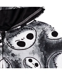 Nightmare Before Christmas Disney Jack Skellington Fleece Zip Up Hoodie Toddler |Child Boys