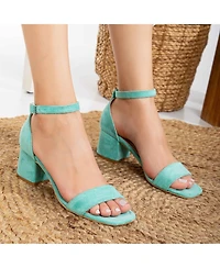 Iva Low Block Heel Sandals