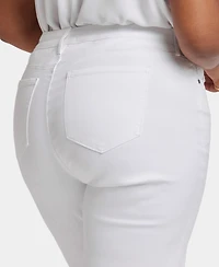 Nydj Plus Teresa Wide Leg Ankle Jeans
