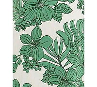 City Studios Juniors' Leaf-Print Tiered-Ruffle Mini Dress