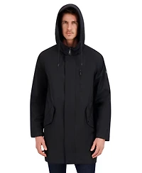 Vince Camuto Men's Luxe Twill Duffle Transitional Coat