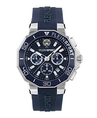 Plein Sport Men's Titan Chronograph Date Quartz Silicone Strap Watch