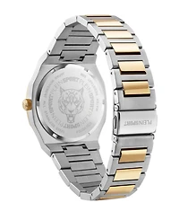 Plein Sport Men's Metronaut Three Hand Quartz Two-Tone Bracelet Watch, 42mm