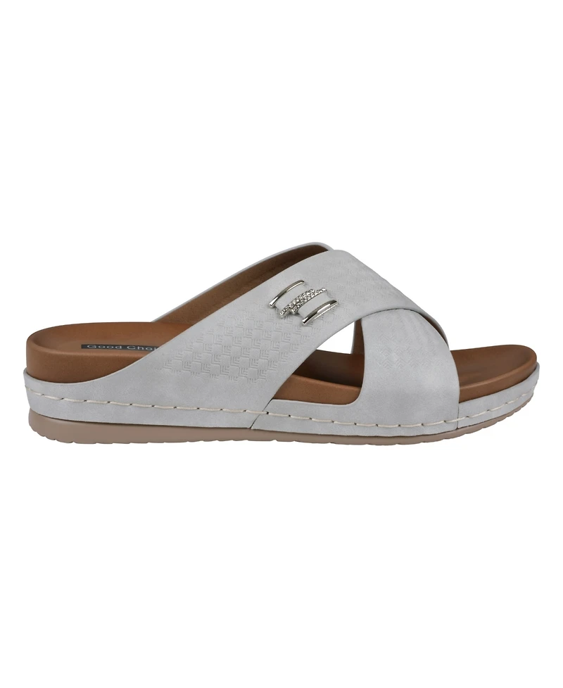 Gc Shoes Women's Carter Slip-On Wedge Sandals