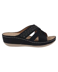 Gc Shoes Women's Soraya Strappy Wedge Sandals
