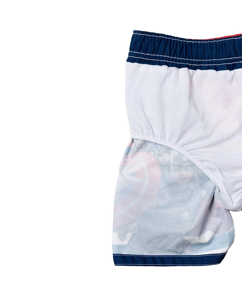 Avengers Boys Marvel Spider-Man Spidey and His Amazing Friends Upf 50+ Swim Trunks to