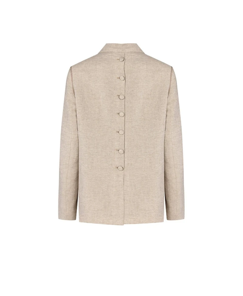 Pcfg Men's Free Heaven Linen Oversized Blazer