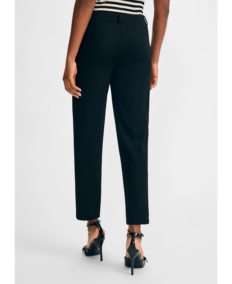 Isaac Mizrahi Women's Slim Straight Pant