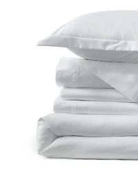 Lands' End 400 Thread Count Premium Supima Cotton No Iron Sateen Duvet Bed Cover
