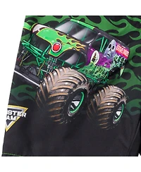 Monster Jam Boys Swim Trunks Bathing Suit