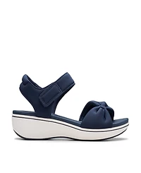 Clarks Cloudsteppers Women's Breeze Rae Sara Riptape Flat Sandals