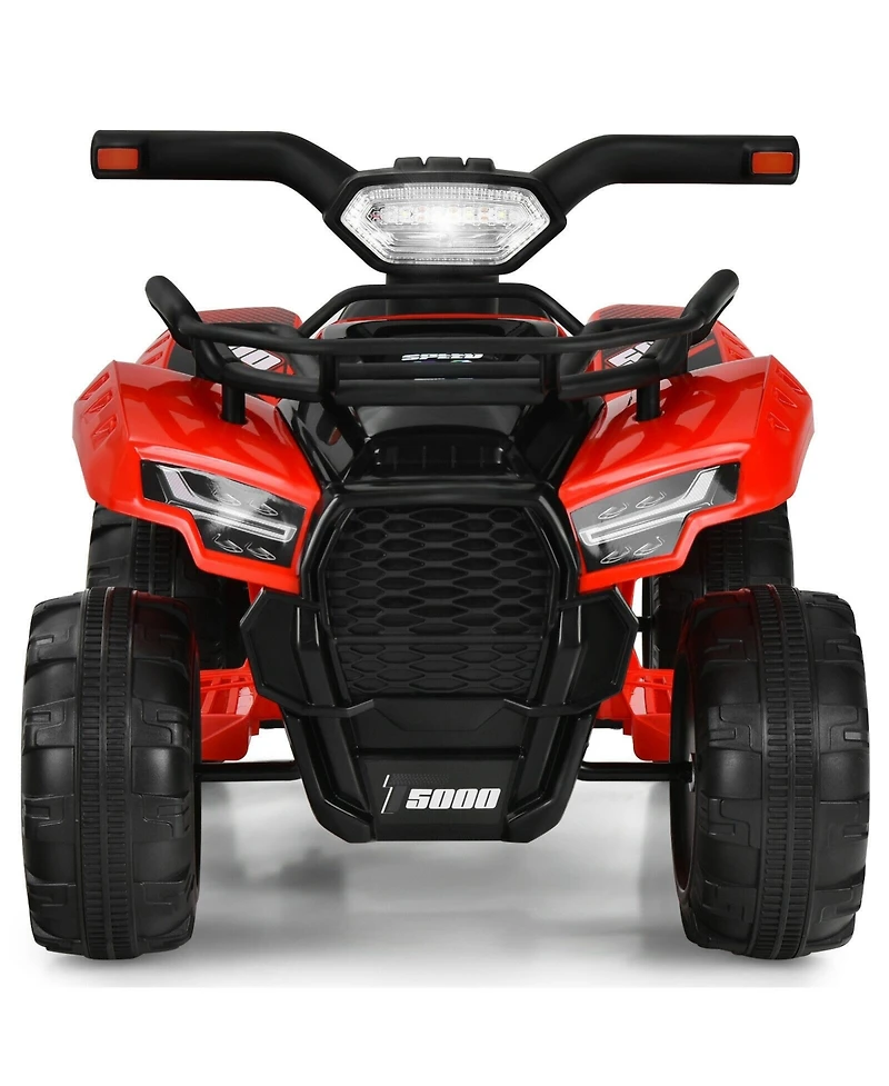 6V Kids Electric Atv Quad Bike with Led Lights and MP3 Player