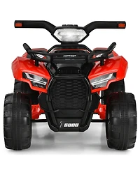 6V Kids Electric Atv Quad Bike with Led Lights and MP3 Player