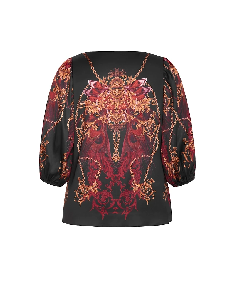 City Chic Plus Ivanna Top