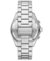 Michael Kors Men's Maritime Chronograph Silver-Tone Stainless Steel Watch, 45mm