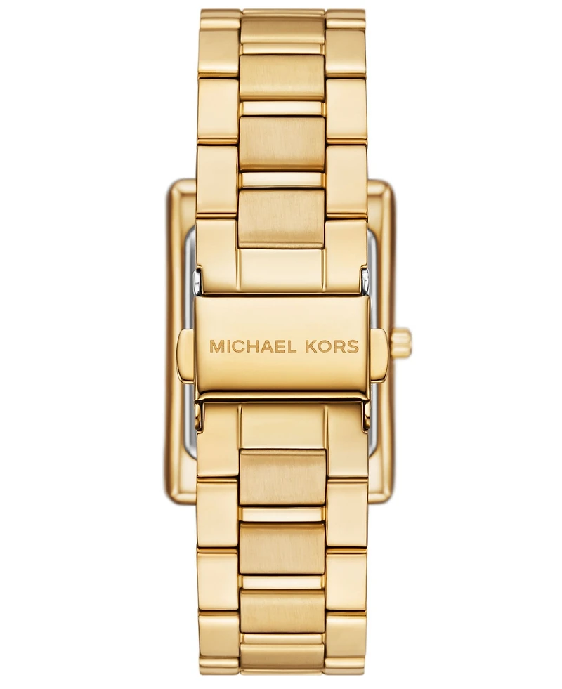 Michael Kors Women's Essex Gold-Tone Stainless Steel Watch, 26x36mm