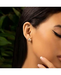 Lush Virtue - Lotus Flower Stud Earrings
