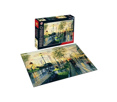 Cobblestone Street 1000 Piece Jigsaw Puzzle