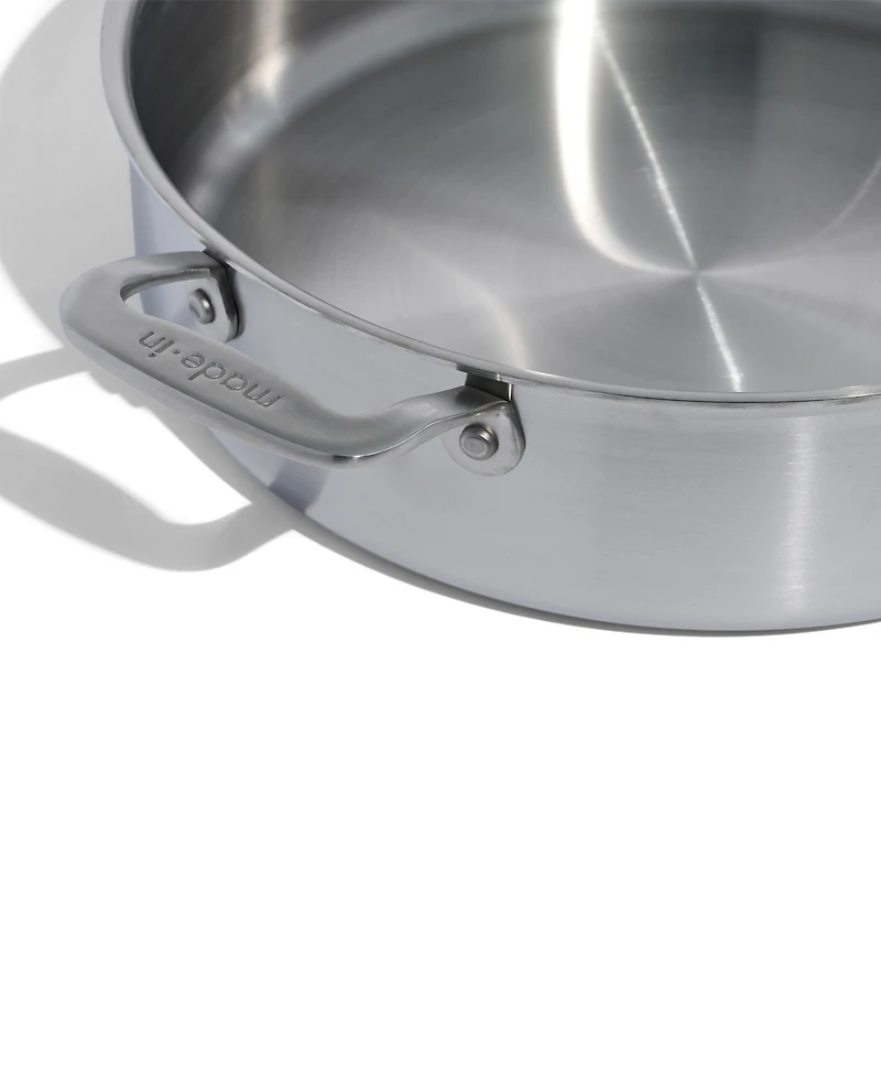 Made In Stainless Steel Clad -Quart Rondeau with Lid