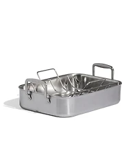 Made In Stainless Steel Clad 17" Roasting Pan