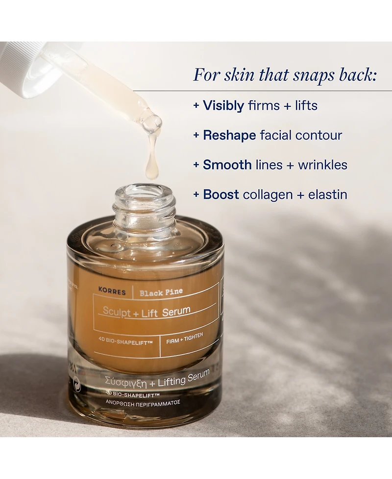 Korres Black Pine Sculpt + Lift Serum