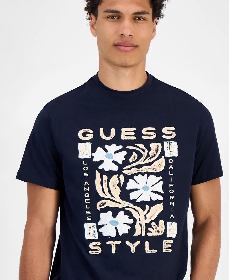 Guess Men's Style Logo Graphic T-Shirt