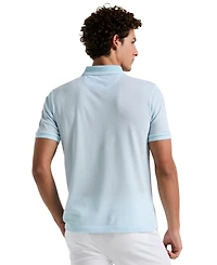 Original Penguin Men's Quarter-Zip Jacquard Polo Shirt