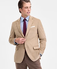 Nautica Men's Modern-Fit Solid Stretch Corduroy Elbow Patch Sport Coat
