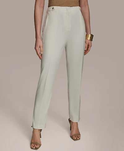 Donna Karan New York Women's High Rise Slim-Leg Pants