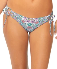 Raisins Juniors' Sweet Side-Tie Bikini Bottoms