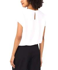 Vince Camuto Women's Short-Sleeve Tie-Hem Top