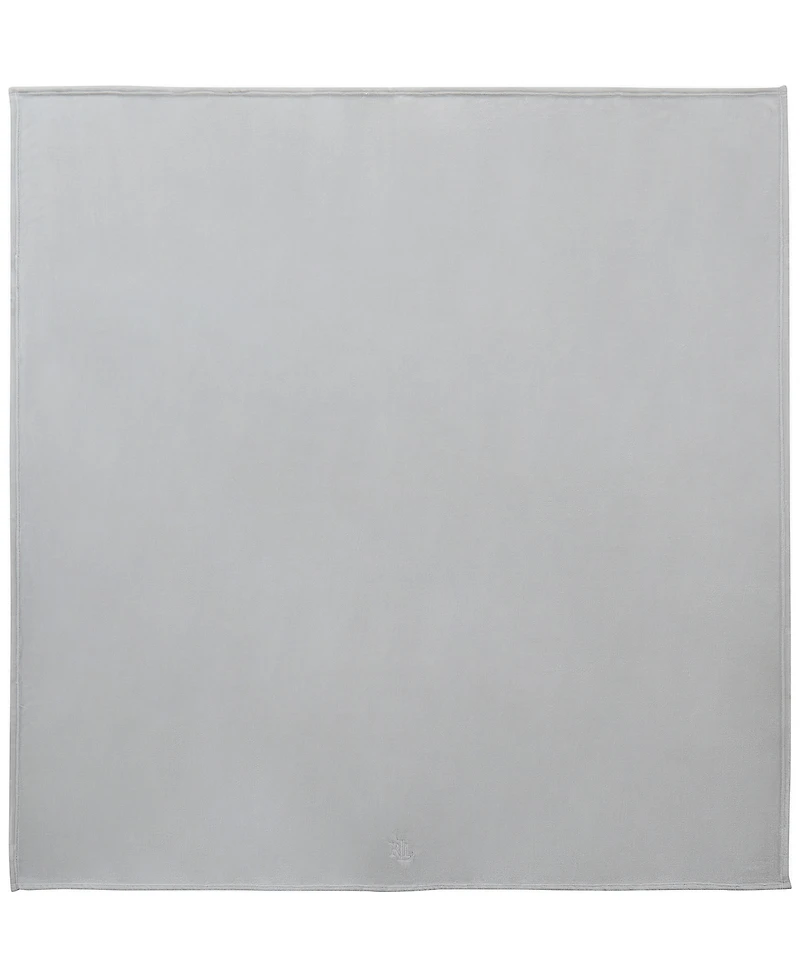 Lauren Ralph Micromink Plush Blanket, Full/Queen