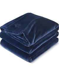 Lauren Ralph Micromink Plush Blanket