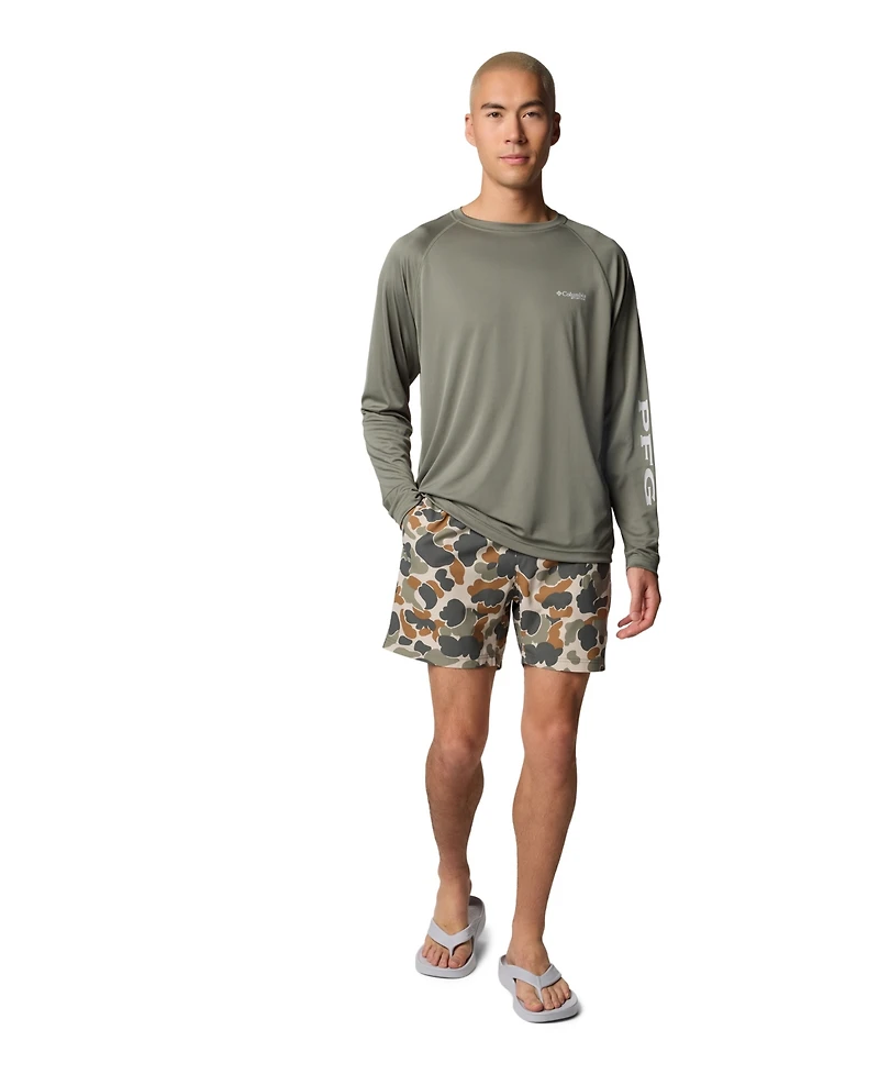 Columbia Men's Pfg Rambler Printed Water Short