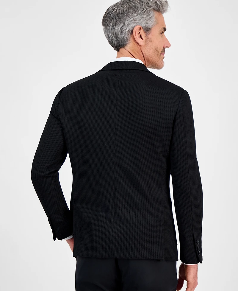 Tom Baine Men's Slim-Fit Waffle Stretch Sport Coat