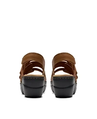 Clarks Merliah2 Bali Wedge Leather Casual Sandals