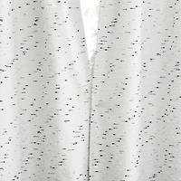 Sylo Generation Contrast Slub Magnetic Closure 100% Blackout Rod Pocket Curtain Panel