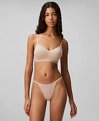 Calvin Klein Women's Ideal Micro String Bikini Underwear QD5176