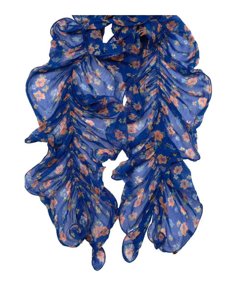 Lauren Ralph Lauren Resort Floral Ruffle Scarf
