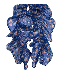 Lauren Ralph Lauren Resort Floral Ruffle Scarf