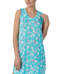 Ellen Tracy Women's Printed Sleeveless Chemise