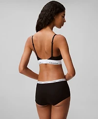 Calvin Klein Women's Modern Cotton Lightly Lined Triangle Bralette QF5650