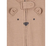 Carter's Baby Bear Ribbed Sleep & Play Pajamas