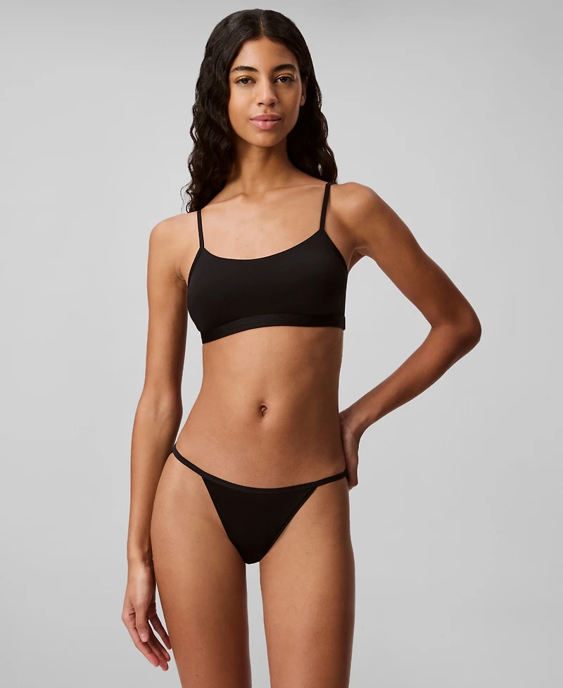 Calvin Klein Women's Form To Body Lightly Lined Bralette QF7554