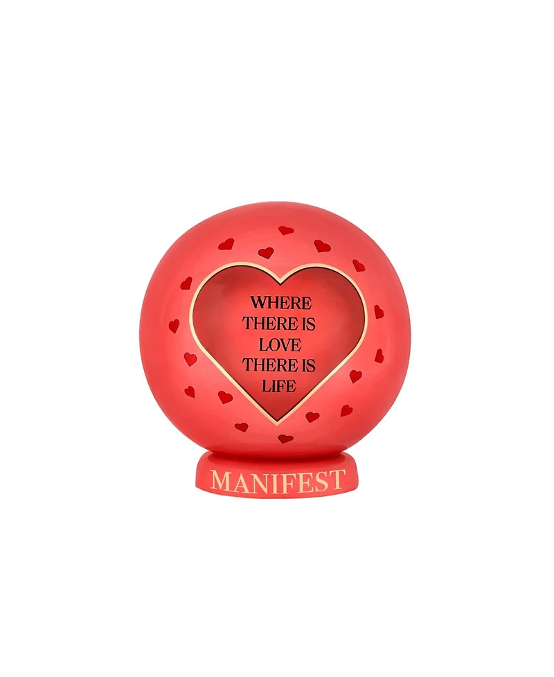 Power of Love - Evil Eye Heart Statue