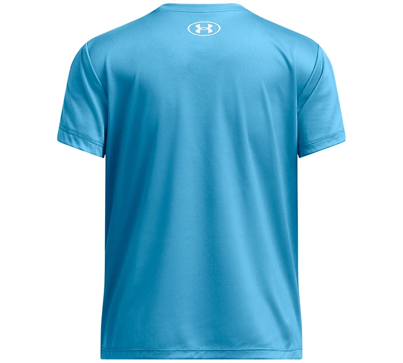 Under Armour Big Girls Tech Split Wordmark Graphic Short-Sleeve T-Shirt