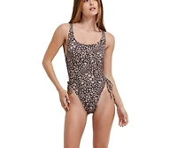 Flirtt Gottex Women's Bella Flora Scoop Neck One Piece Swimsuit
