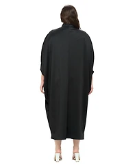 L I V D Plus Size Potter Cape Kaftan Midi Dress
