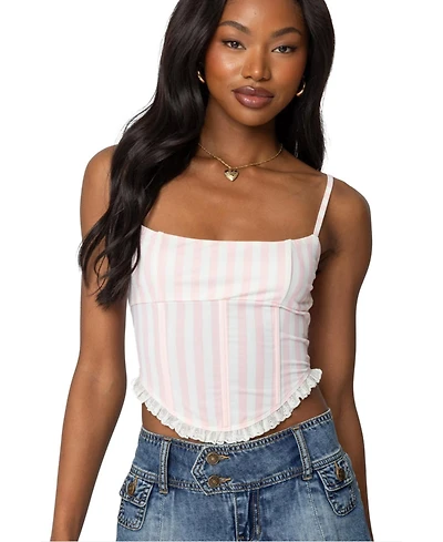 Edikted Women's Marlen Striped Corset